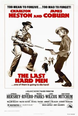 The Last Hard Men movie poster (1976) metal framed poster