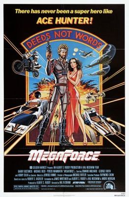 Megaforce movie poster (1982) metal framed poster