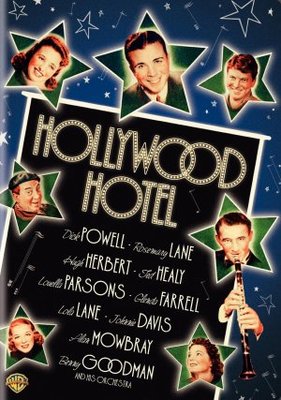 Hollywood Hotel movie poster (1937) wood print