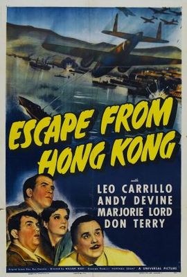 Escape from Hong Kong movie poster (1942) Longsleeve T-shirt