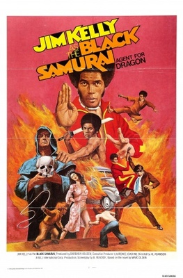 Black Samurai movie poster (1977) t-shirt