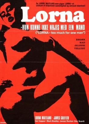 Lorna movie poster (1964) wood print