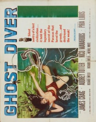 Ghost Diver movie poster (1957) t-shirt