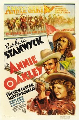 Annie Oakley movie poster (1935) metal framed poster
