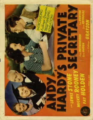 Andy Hardy's Private Secretary movie poster (1941) wood print