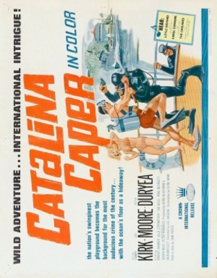 Catalina Caper movie poster (1967) wooden framed poster