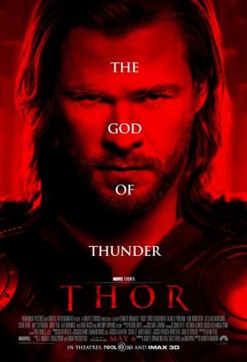 Thor movie poster (2011) Stickers MOV_133ba923