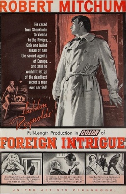 Foreign Intrigue movie poster (1956) metal framed poster