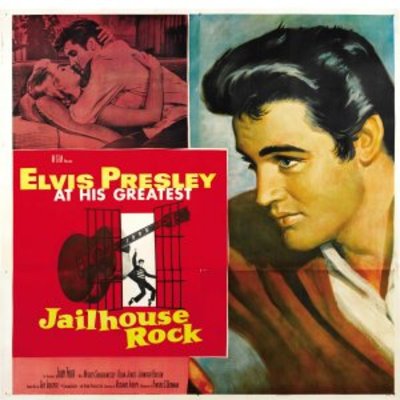 Jailhouse Rock movie poster (1957) Stickers MOV_13458cc9