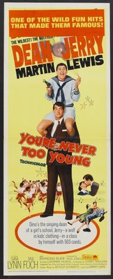 You're Never Too Young movie poster (1955) canvas poster