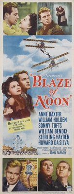 Blaze of Noon movie poster (1947) metal framed poster