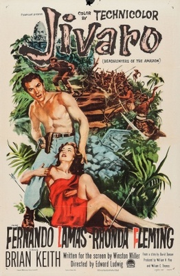 Jivaro movie poster (1954) t-shirt