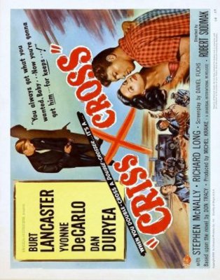 Criss Cross movie poster (1949) metal framed poster