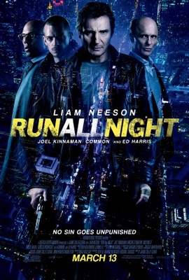 Run All Night movie poster (2015) wood print