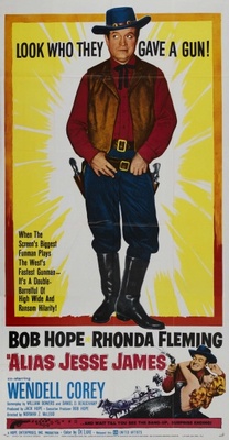 Alias Jesse James movie poster (1959) metal framed poster