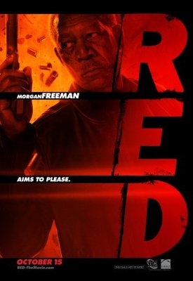 Red movie poster (2010) Stickers MOV_13cded9e