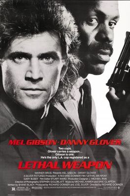 Lethal Weapon movie poster (1987) poster with hanger
