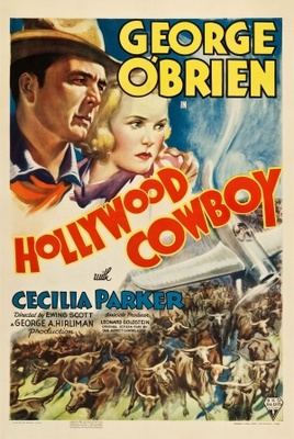 Hollywood Cowboy movie poster (1937) metal framed poster