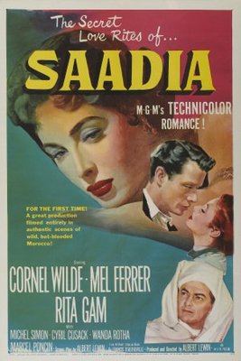 Saadia movie poster (1953) Poster MOV_140b40fd