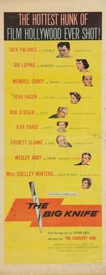 The Big Knife movie poster (1955) metal framed poster