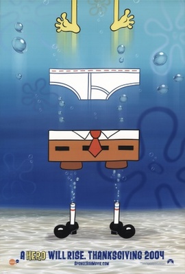 Spongebob Squarepants movie poster (2004) metal framed poster