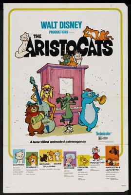 The Aristocats movie poster (1970) Stickers MOV_140e435d