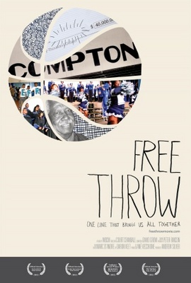 Free Throw movie poster (2012) Stickers MOV_141523df