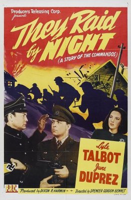 They Raid by Night movie poster (1942) Mouse Pad MOV_1422c3a7