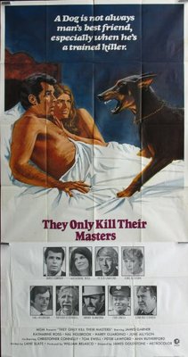 They Only Kill Their Masters movie poster (1972) metal framed poster