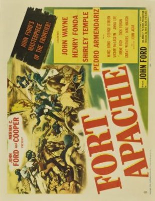 Fort Apache movie poster (1948) pillow