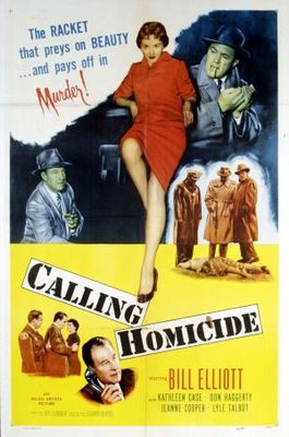 Calling Homicide movie poster (1956) poster with hanger