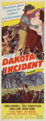 Dakota Incident movie poster (1956) poster with hanger
