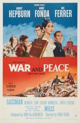 War and Peace movie poster (1956) metal framed poster