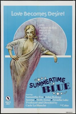 Summertime Blue movie poster (1979) Stickers MOV_147dfe52