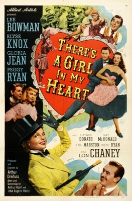 There's a Girl in My Heart movie poster (1949) tote bag