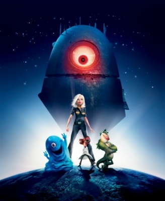 Monsters vs. Aliens movie poster (2009) pillow