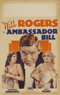 Ambassador Bill movie poster (1931) metal framed poster