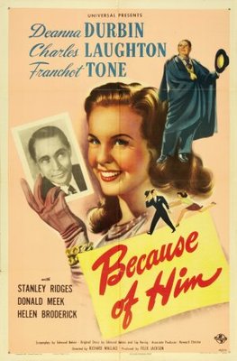 Because of Him movie poster (1946) sweatshirt