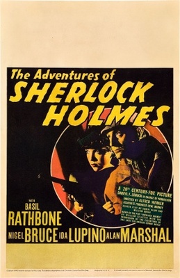 The Adventures of Sherlock Holmes movie poster (1939) wood print