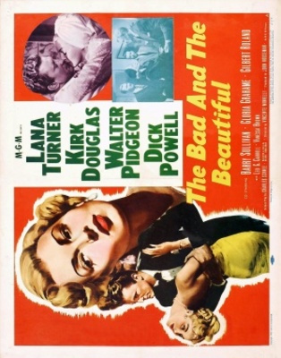 The Bad and the Beautiful movie poster (1952) wood print