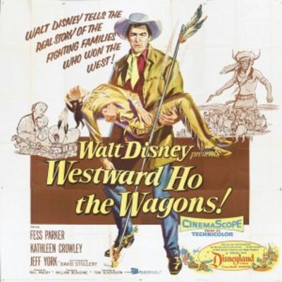 Westward Ho the Wagons! movie poster (1956) mouse pad