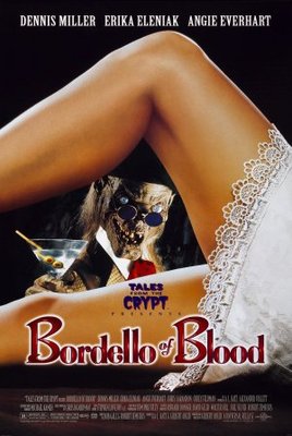 Bordello of Blood movie poster (1996) metal framed poster