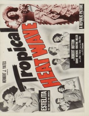 Tropical Heat Wave movie poster (1952) pillow
