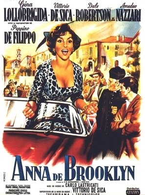 Anna di Brooklyn movie posters (1958) wood print