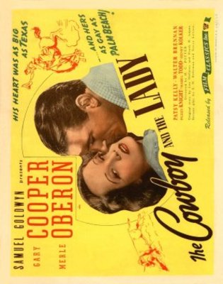 The Cowboy and the Lady movie poster (1938) metal framed poster