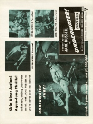 Underwater! movie poster (1955) poster