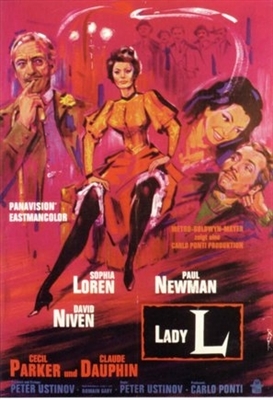 Lady L movie posters (1965) wood print