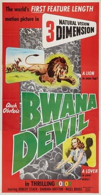 Bwana Devil movie poster (1952) tote bag