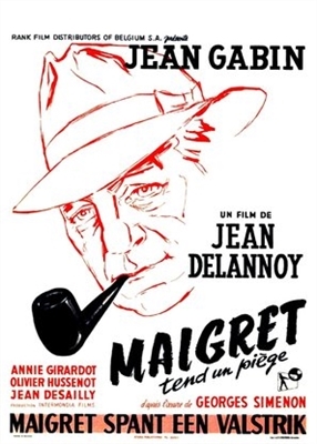 Maigret tend un piÃ¨ge movie posters (1958) puzzle MOV_1563953
