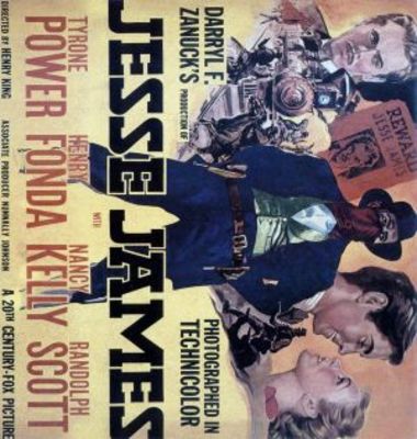Jesse James movie poster (1939) canvas poster